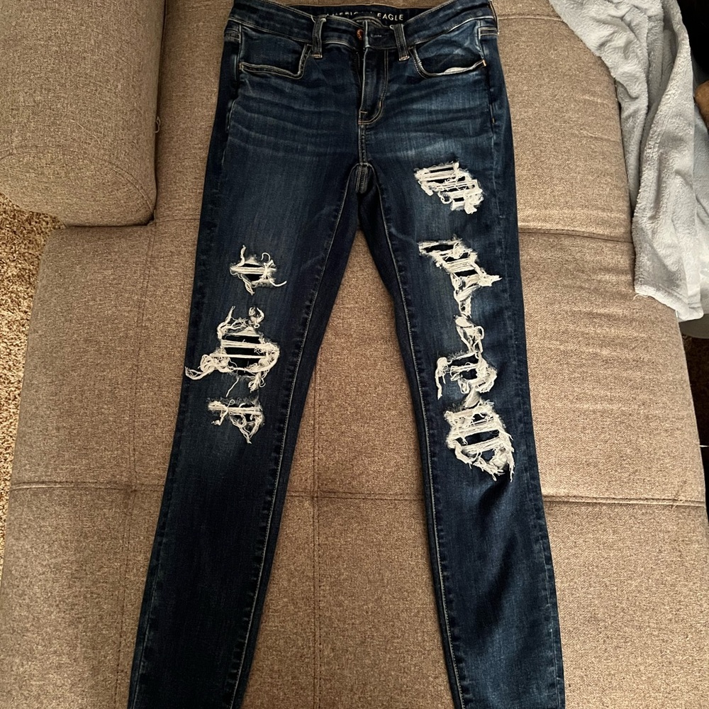 American Eagle Distressed Skinny Jeans
